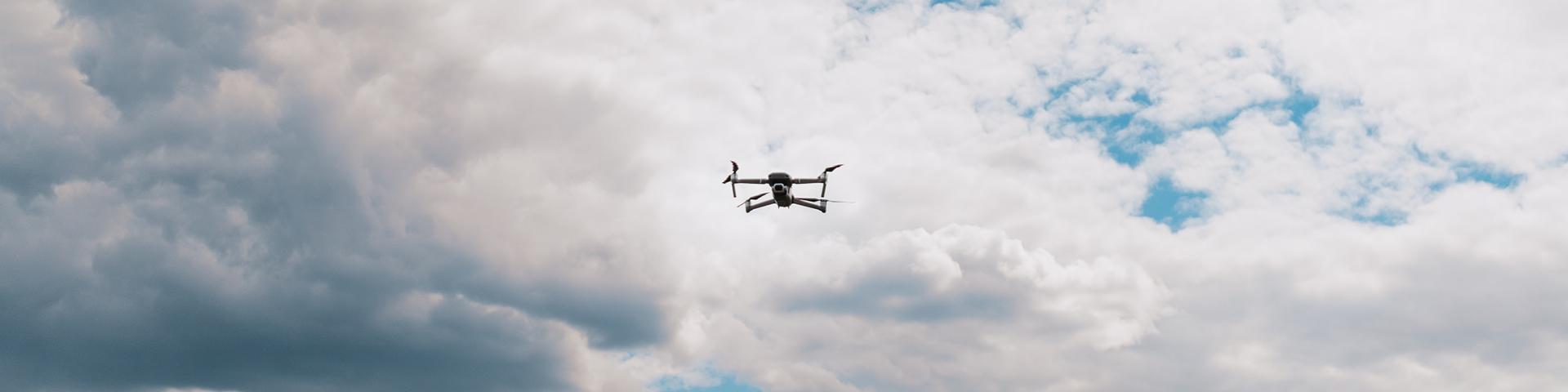 Image of drone in sky